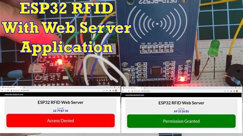 esp32 rfid web server